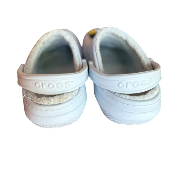 CROCS CLASSIC LINED CLOG Mens & Womens Mineral Blue decorative charm Sz 8 - Picture 7 of 10
